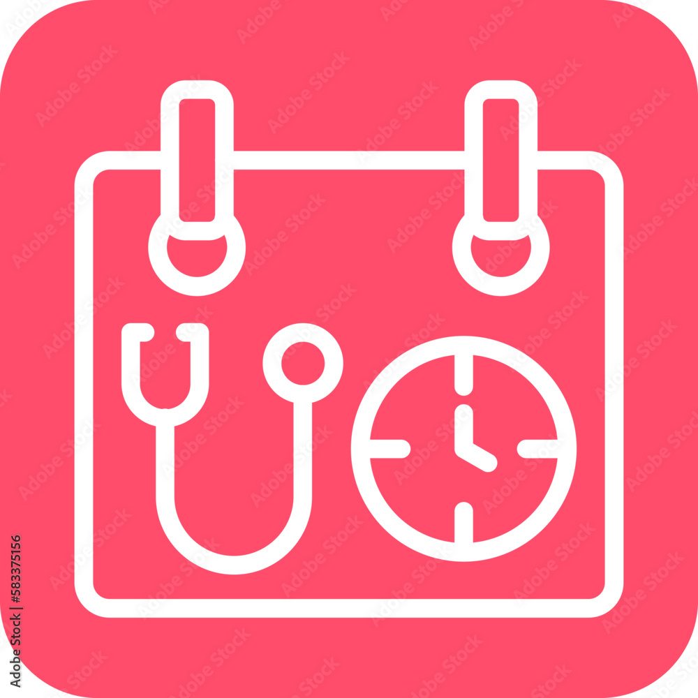 Vector Design Medical Appointment Icon Style