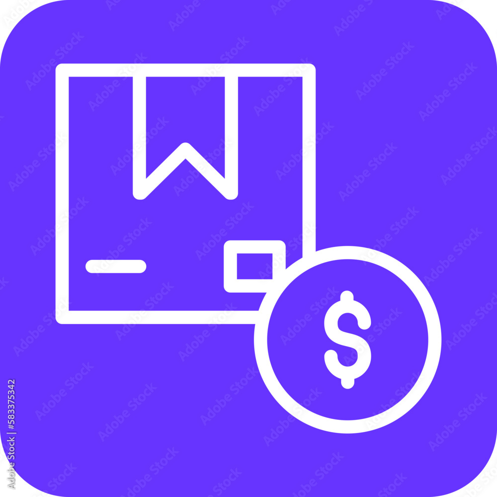 Vector Design Cash on Delivery Icon Style Vector Design Cash on Delivery Icon Style