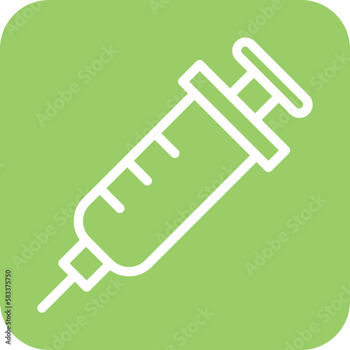 Vector Design Syringe Icon Style