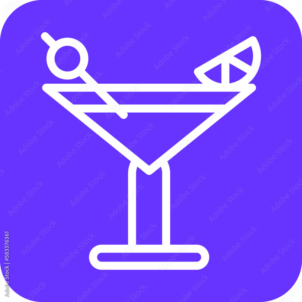Vector Design Cocktail Icon Style Vector Design Cocktail Icon Style