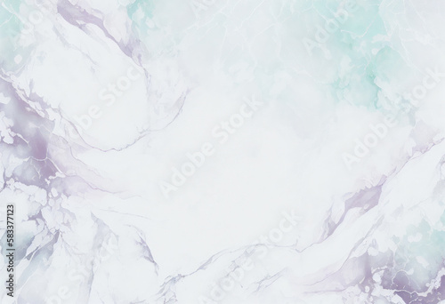 White Marble Texture Background, Abstract Watercolor Smoke Backdrop, Generative AI