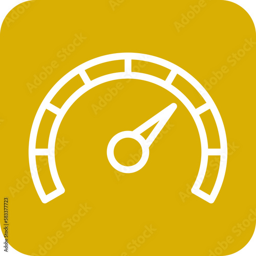 Vector Design Tachometer Icon Style