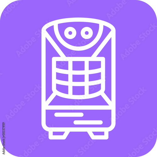 Vector Design Air Cooler Icon Style