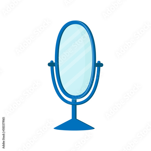 Obraz na płótnie illustration of isolated mirror on white background,vector w salonie
