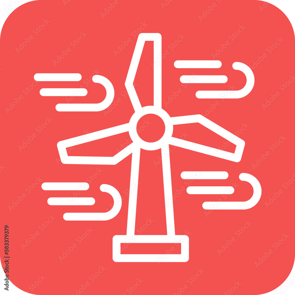 Vector Design Wind Energy Icon Style Vector Design Wind Energy Icon Style
