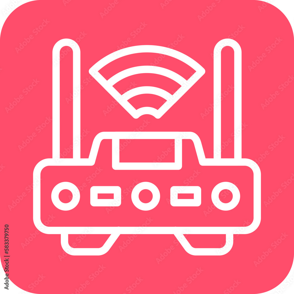 Vector Design Wifi Router Icon Style Vector Design Wifi Router Icon Style