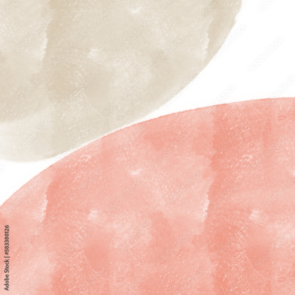 Fototapeta premium Orange Dual Tone Abstract Watercolor 