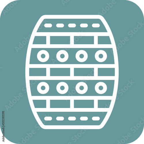 Vector Design Barrel Icon Style