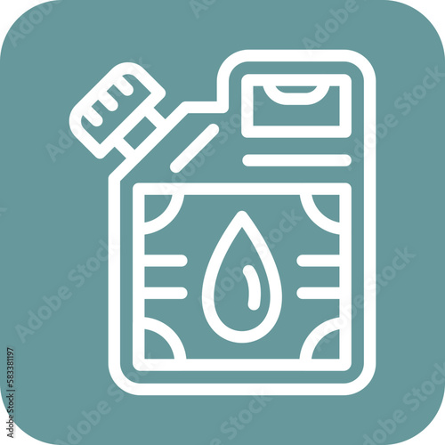 Vector Design Oil Canister Icon Style