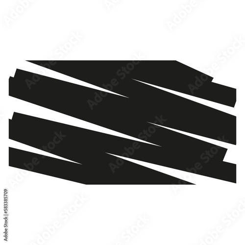 Slit slash fracture texture. Pattern with slit slash fracture texture. Vector illustration.