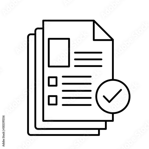 Files accepted Vector Icon

