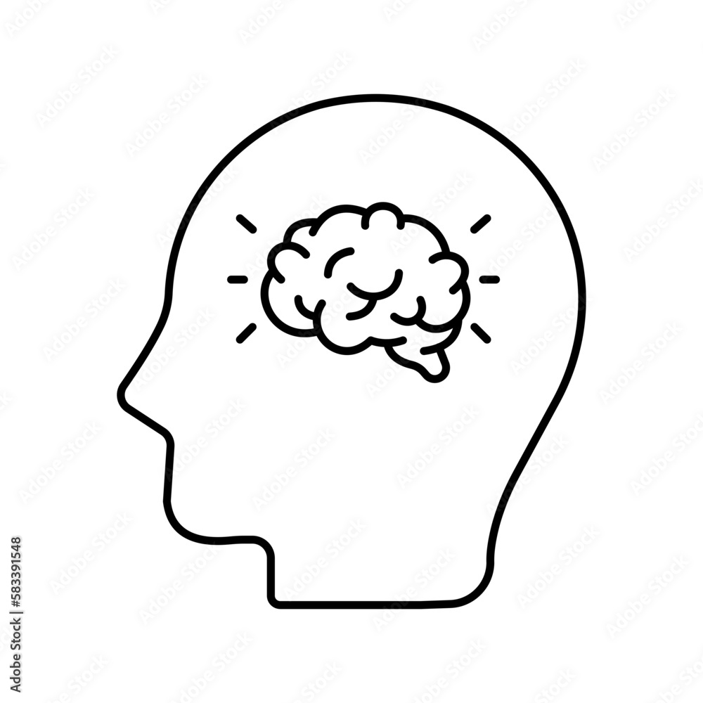 Brain Vector Icon


