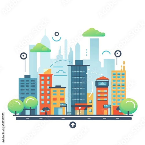 smart city illustration