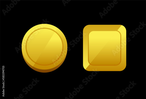 Illustration Vector graphic of Gold with Premium Concept. fit for Luxury Logo Design etc.