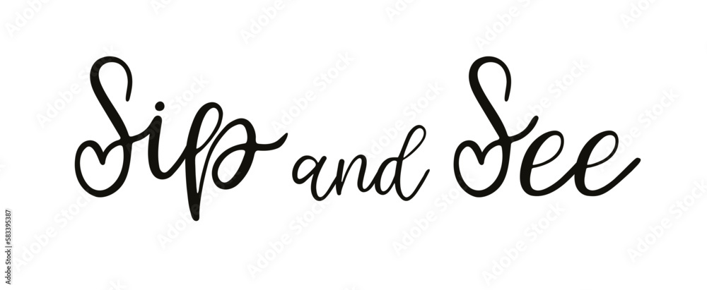 Sip and see invitations. Baby Shower invite text. Sip and see party