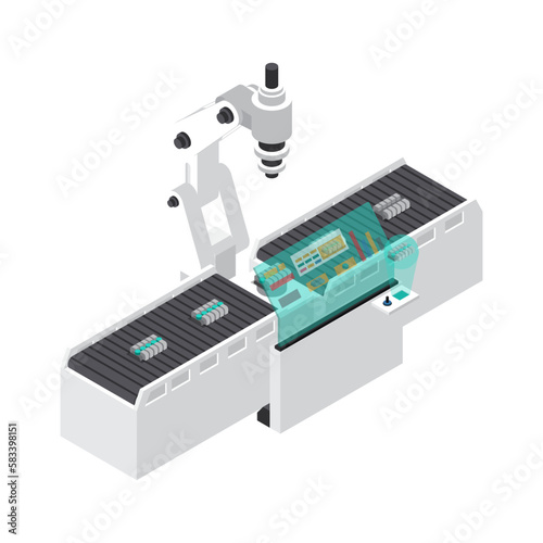 Isometric Industrial Robots