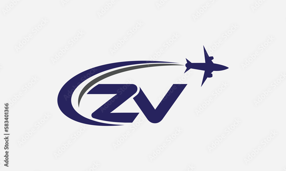 Tour and travel logo design, Airline agency symbol and aviation company monogram vector Tour and travel logo design, Airline agency symbol and aviation company monogram vector