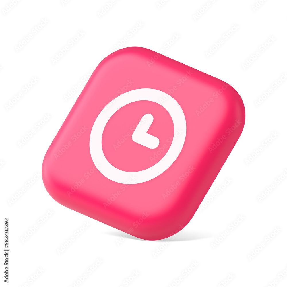 Timer countdown deadline control button time management watch web app design 3d isometric icon Timer countdown deadline control button time management watch web app design 3d isometric icon