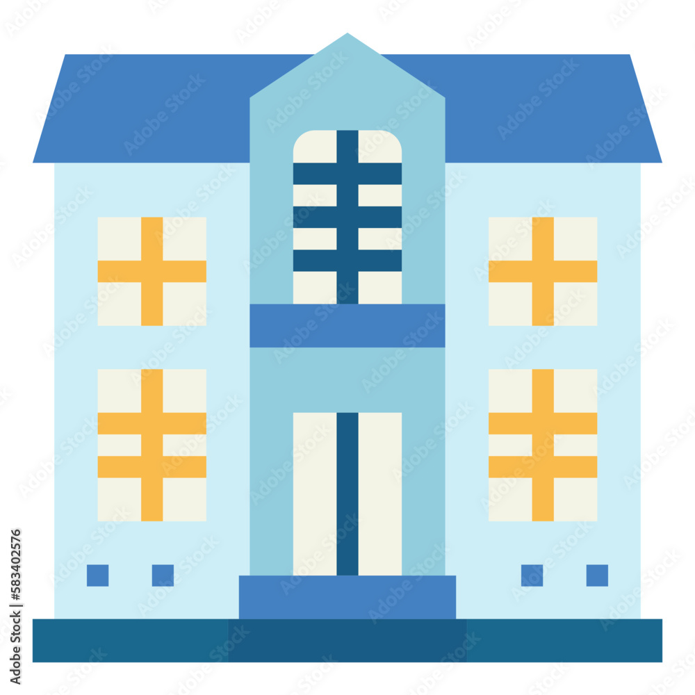 Obraz premium house flat icon style