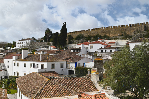 Fortress Wall and Medieval Town of Óbidos, Portugal 