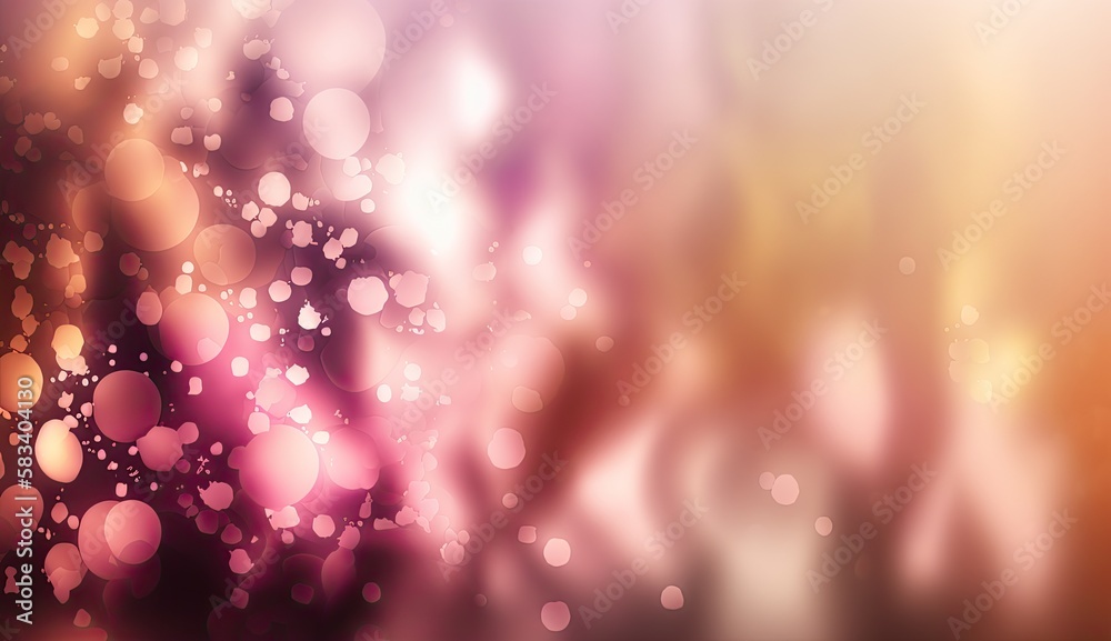 Rose gold and pink colorful blurred bokeh background for graphic design, wallpapers and web banners. Rose gold and pink colorful blurred bokeh background for graphic design, wallpapers and web banners.