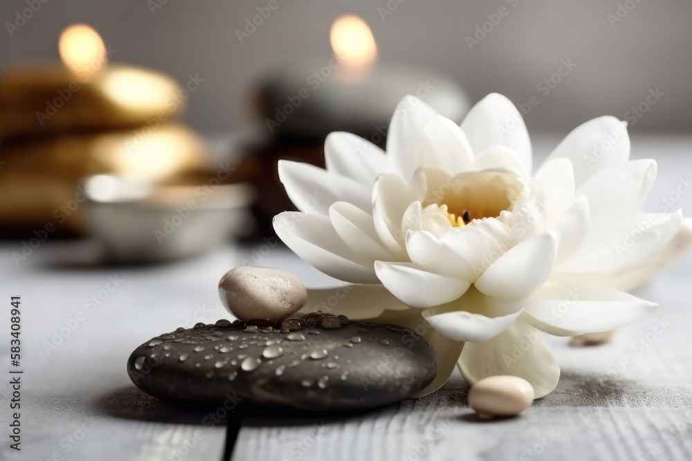 Relax and Rejuvenate with a Zen Aromatherapy Massage at a Spa. Generative Ai Relax and Rejuvenate with a Zen Aromatherapy Massage at a Spa. Generative Ai