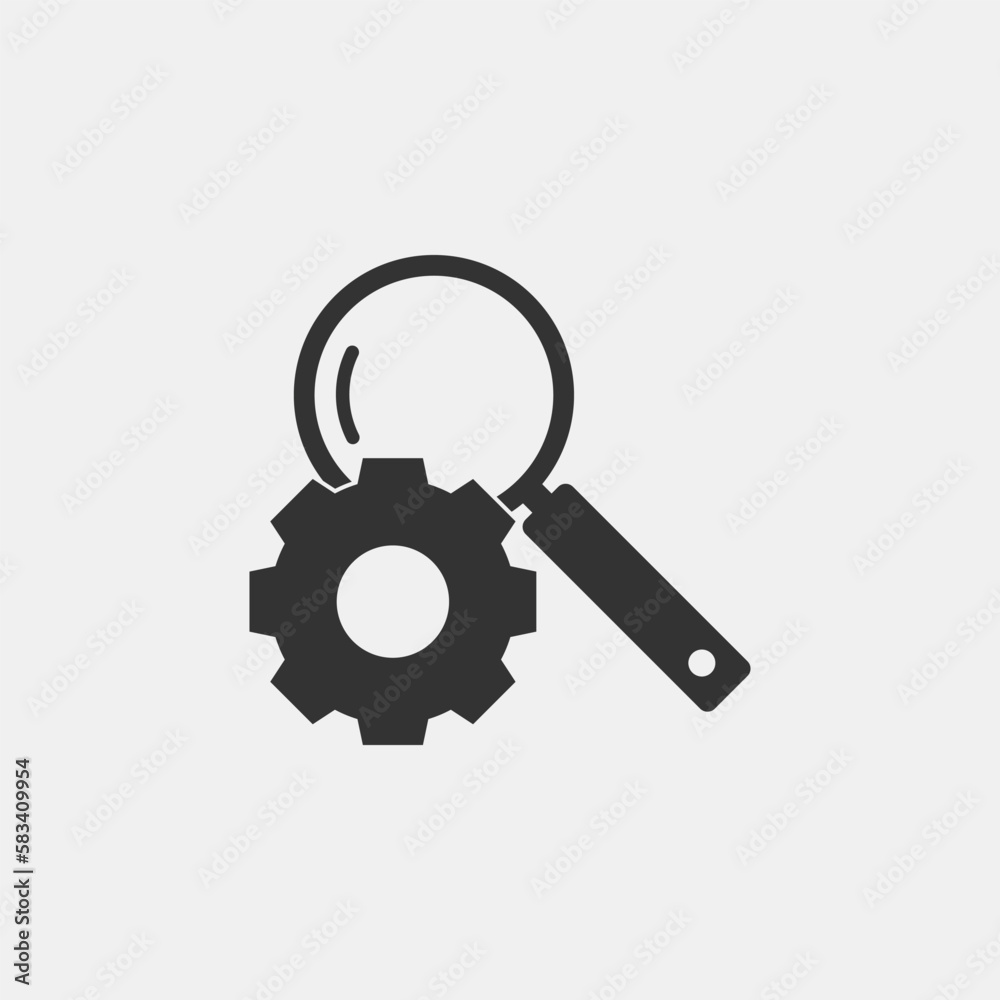 Optimization vector icon illustration sign Optimization vector icon illustration sign