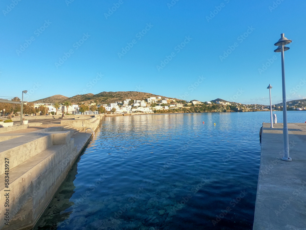 Syros island in Greece is a beautiful summer destination - Syros island, Greece, 08-16-2020