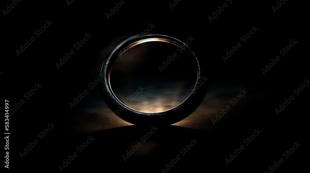 ring in the dark (Ai generative art)
