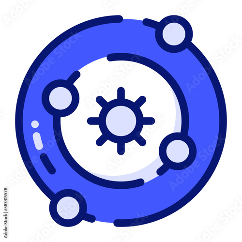Icon Orbit can be used for web app, infographic etc