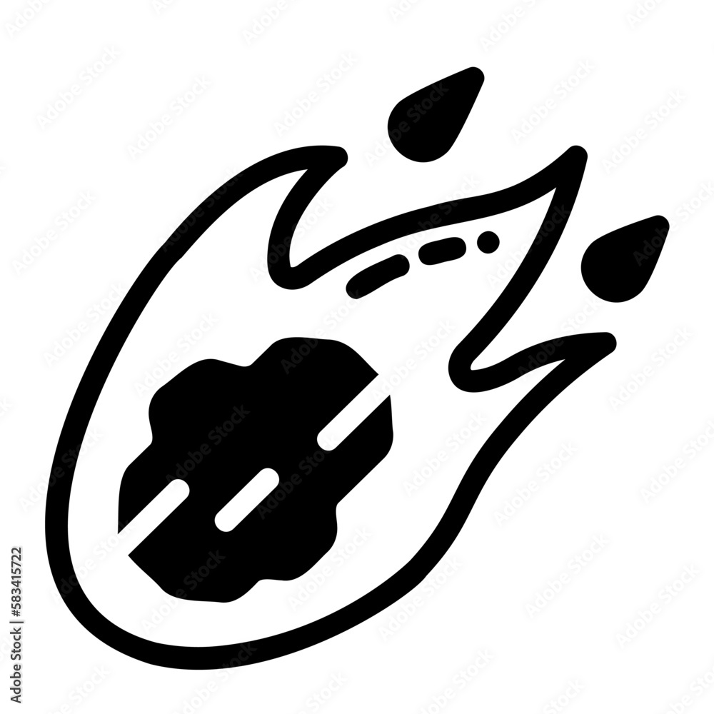 Icon Comet can be used for web app, infographic etc Icon Comet can be used for web app, infographic etc