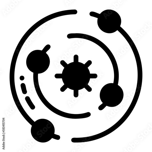 Icon Orbit can be used for web app, infographic etc