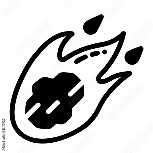 Icon Comet can be used for web app, infographic etc