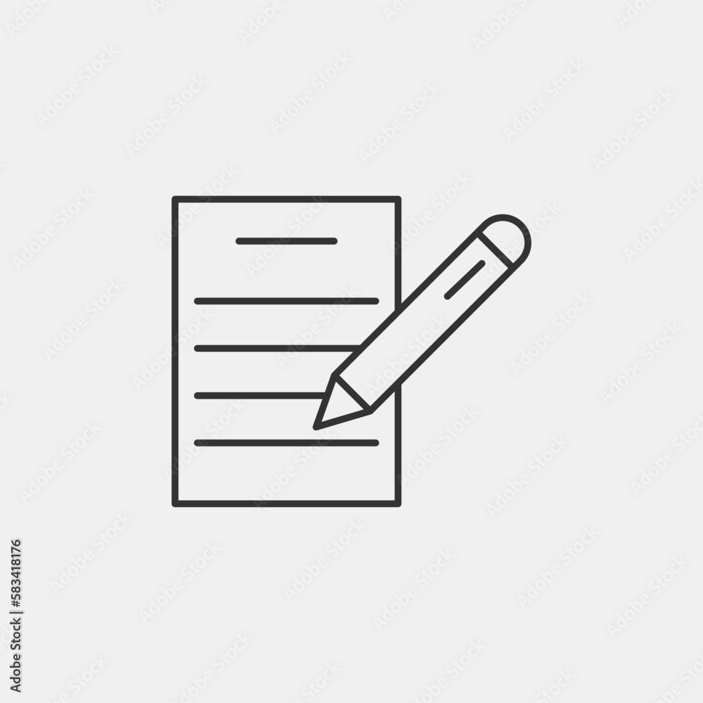 Report vector icon illustration sign Report vector icon illustration sign