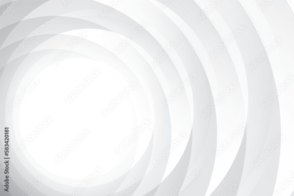 Abstract white and gray color, modern design stripes background with geometric round shape. Vector illustration. Abstract white and gray color, modern design stripes background with geometric round shape. Vector illustration.