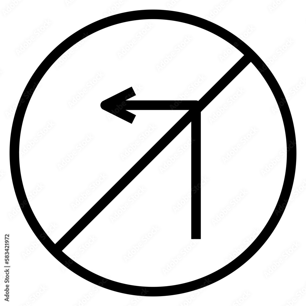No left turn No left turn