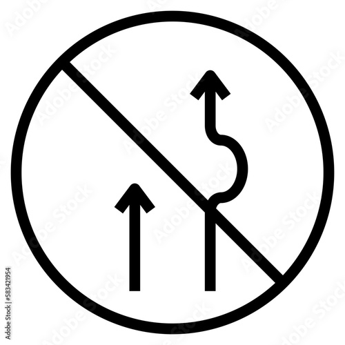 No overtaking
