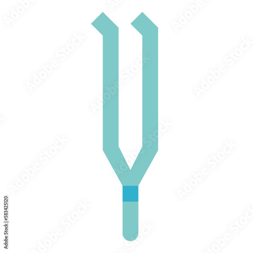 STRAW TWEEZER FORCEPS flat icon style