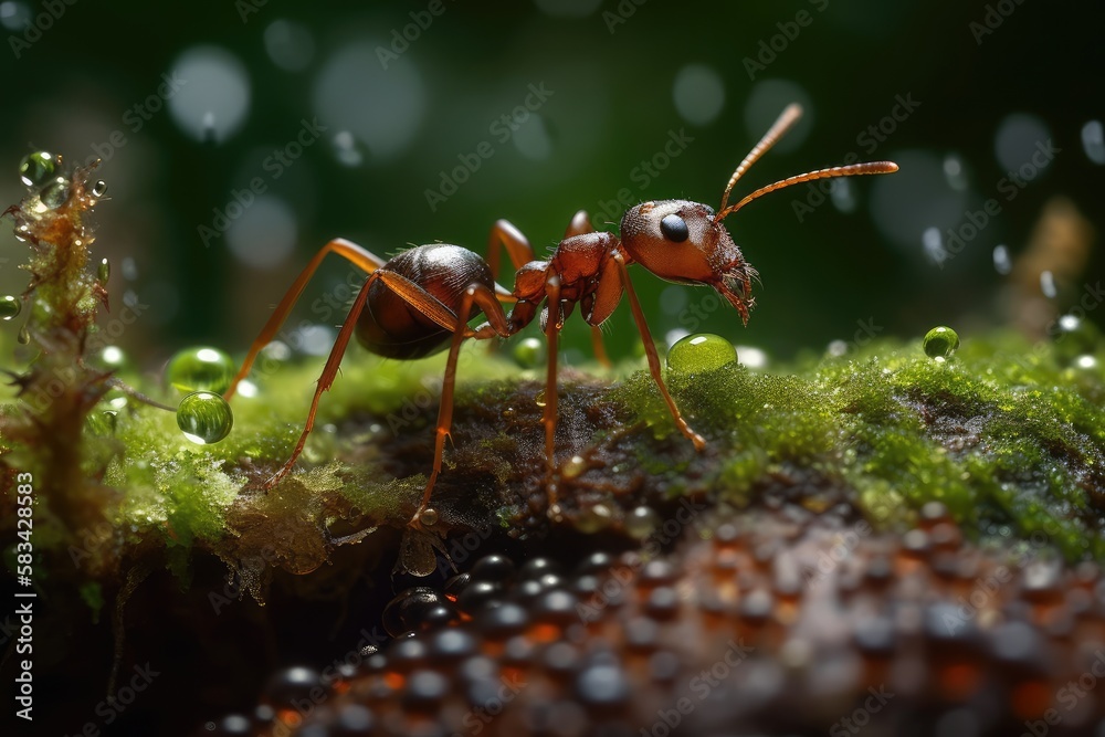 ant on the ground ant on the ground