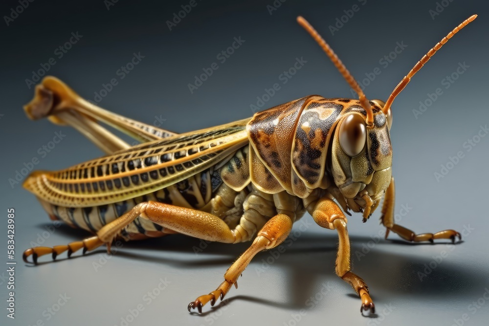 grasshopper on a white background grasshopper on a white background