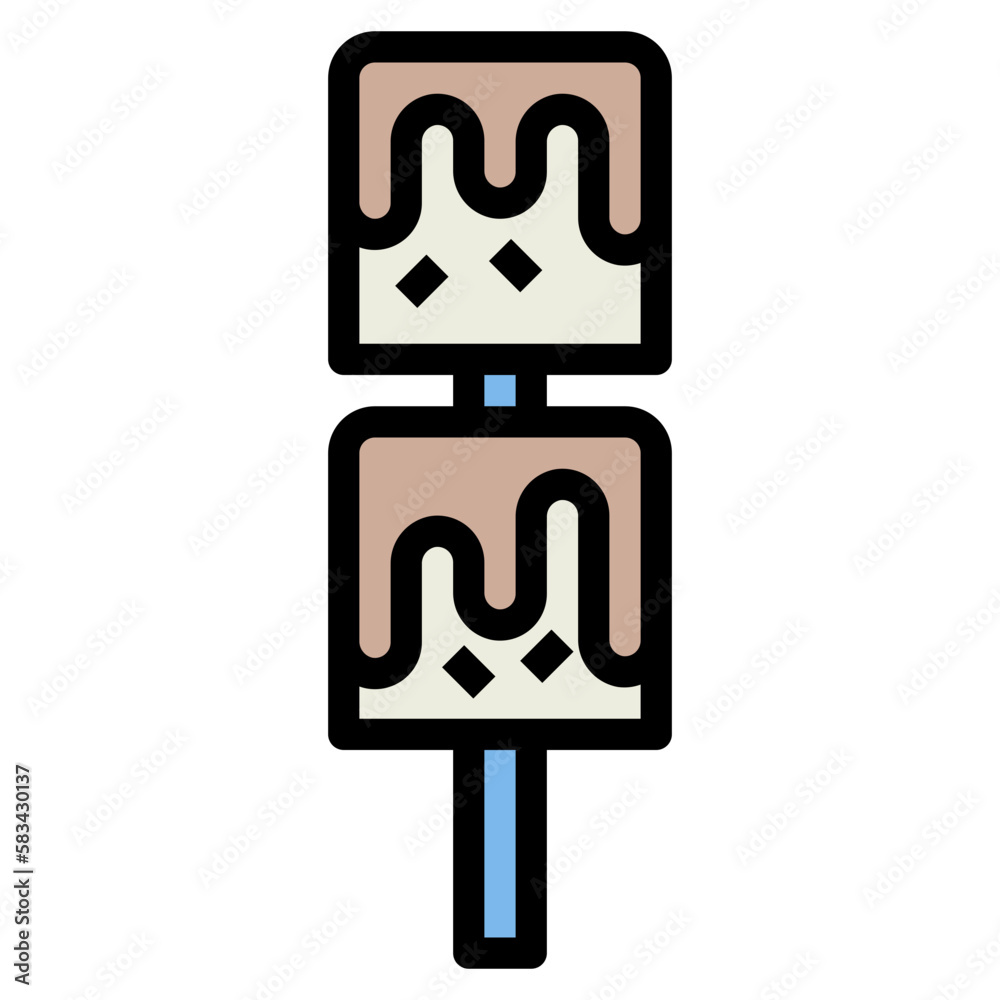 candy filled outline icon style candy filled outline icon style