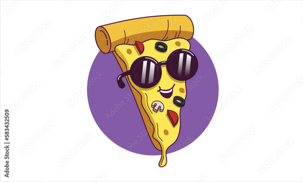 Cute Pizza, Cartoon Pizza, Cool Pizza, Pizza Character, Pizza with