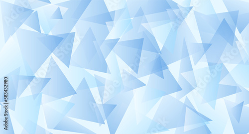 Light blue abstract background with triangles. Backdrop for postcards and banners, for advertising and business, posters, websites and covers, vector illustration for graphic design