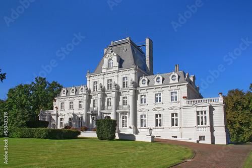 Neo-renaissance Palace in Zakrzewo, Greater Poland Voivodeship, Poland. photo