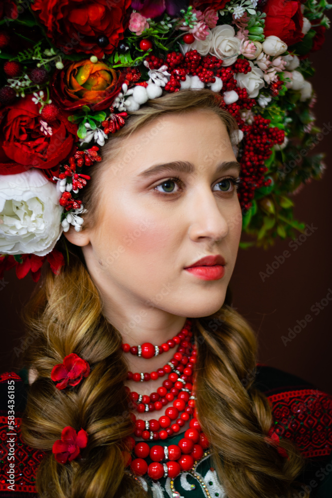 Fototapeta premium Authentic Ukrainian Beauty