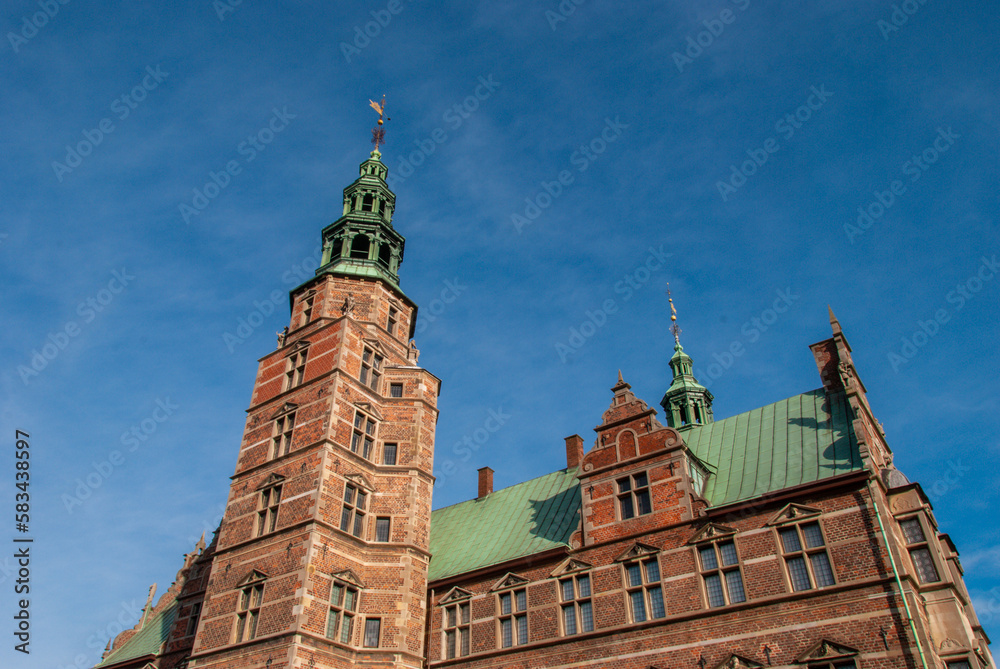 Obraz premium Exterior of Rosenborg Palace in Copenhagen, Denmark 
