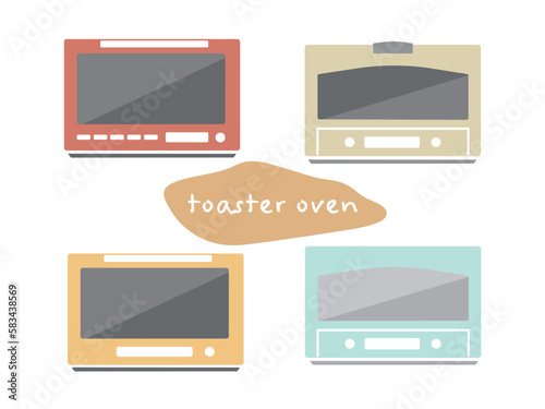 トースター　電化製品　家電　イラスト　セット