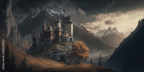 medieval castle - generative ai