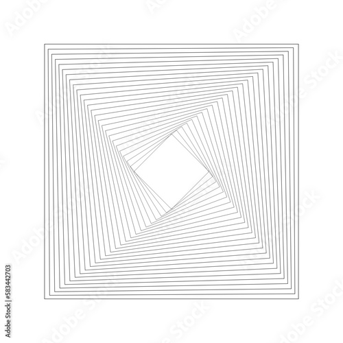 monochrome abstract geometric illustration vector