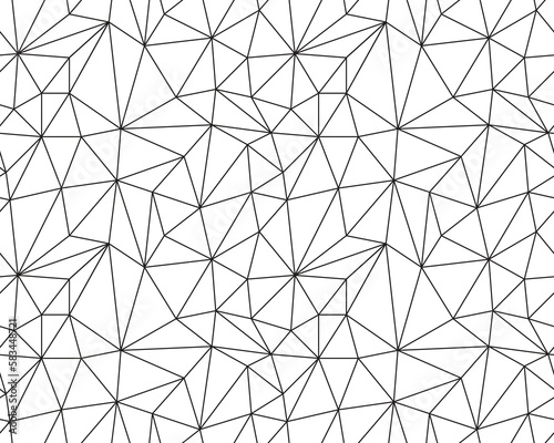 Seamless polygonal pattern background, creative design templates